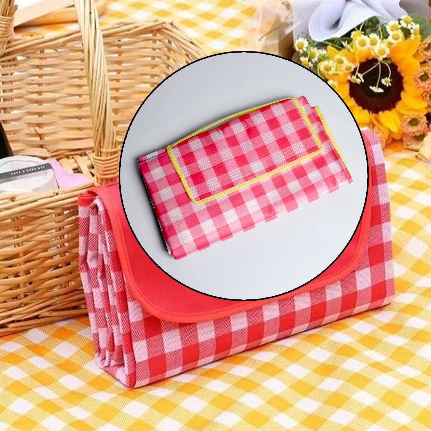 1187A Picnic Blanket Beach Mat Waterproof Blanket Foldable Picnic, Beach, Camping (142cmx95cm) DeoDap 1187A Picnic Blanket Beach Mat Waterproof Blanket Foldable Picnic, Beach, Camping (142cmx95cm) DeoDap
